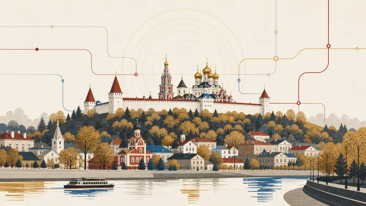 Звенигород — Саввино-Сторожевский монастырь и Москва-река